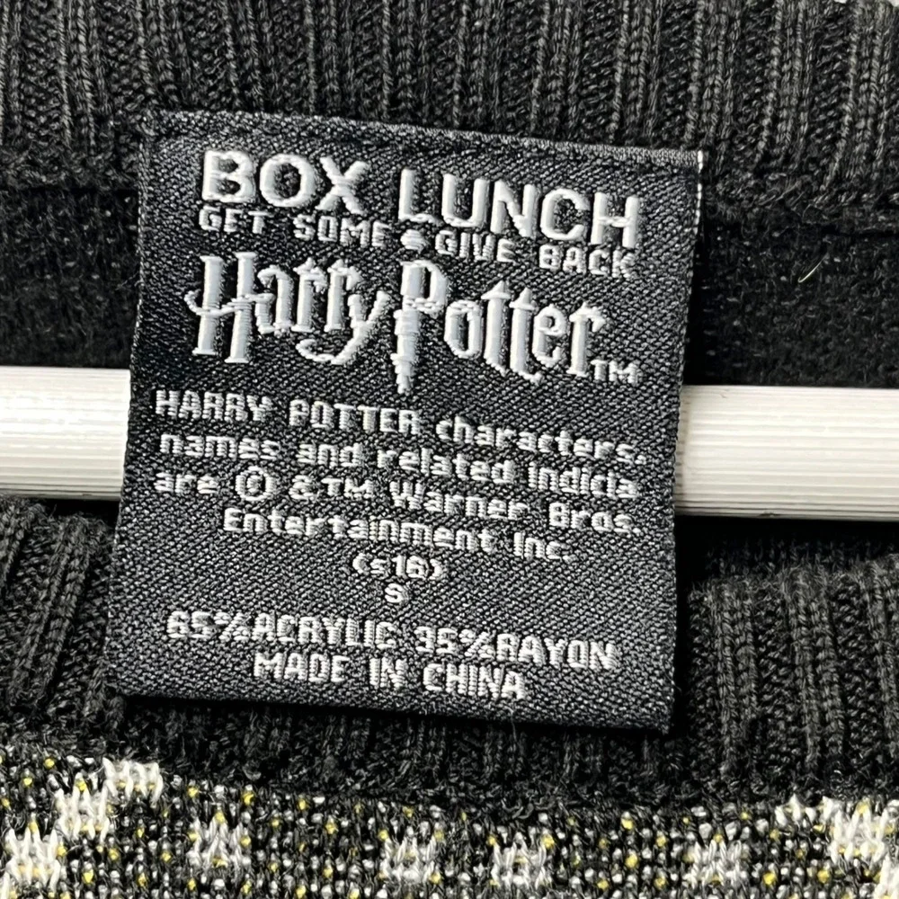 NEW Harry Potter BoxLunch S Hedwig Owl Golden Snitch Knit Sweater 19x29
